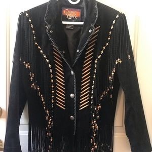 High end, all leather,  women’s Rodeo Jacket.